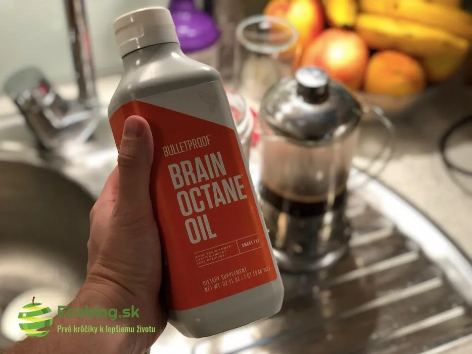 Ingrediencie na bulletproof kávu, káva, MCT olej a ghee od Powerlogy