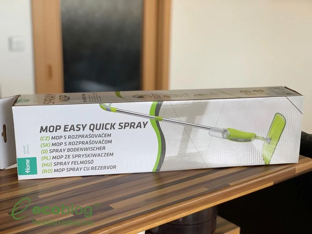 Mop Easy Quick Spray od 4home s rozprašovačom na rukoväti