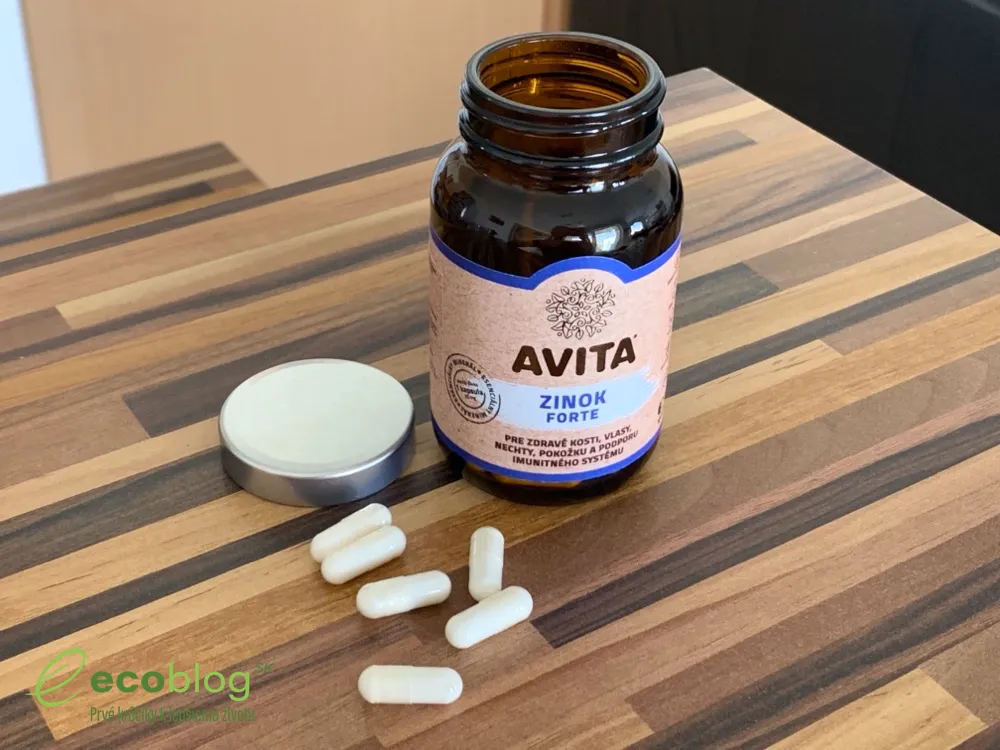 Zinok Forte a vitamíny z balíčka imunita Avita