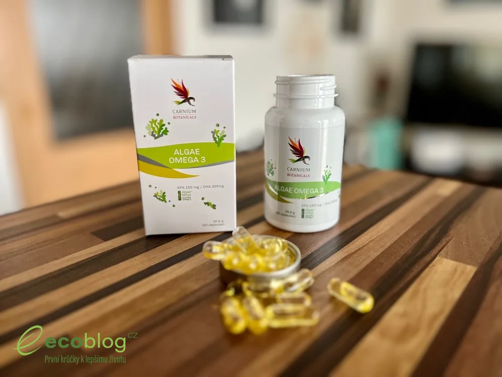 Carnium Botanicals Algae Omega 3 recenzia: moja skúsenosť