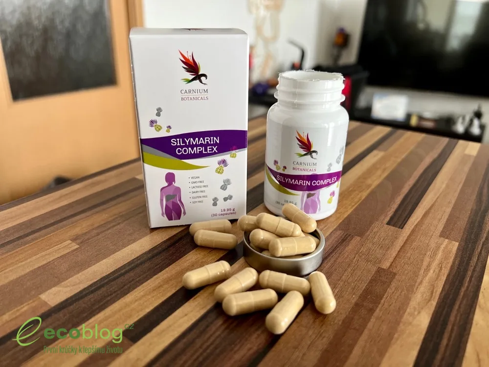 Carnium Botanicals Silymarin Complex recenzia: moja skúsenosť