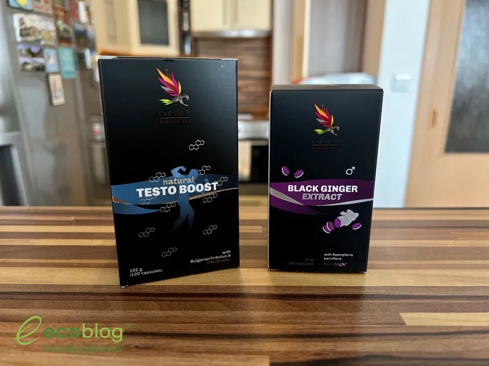 Kapsuly Natural Testo Boost od Carnium Botanicals na dlani