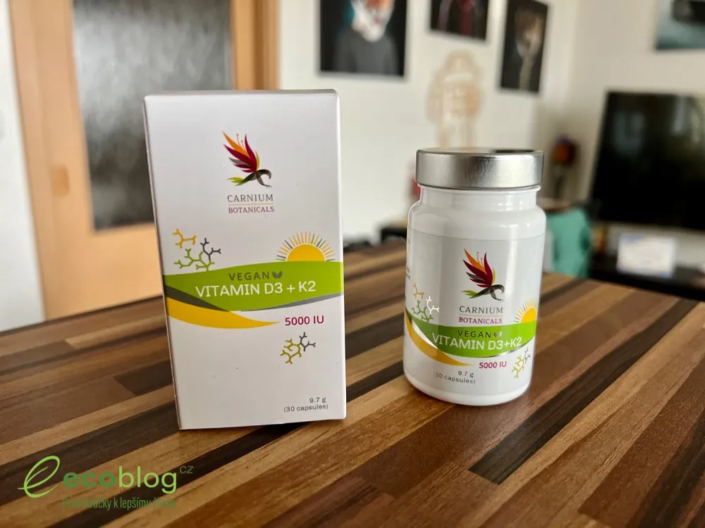 Carnium Botanicals vitamín D3+K2: cena, zľava a kde ho kúpiť