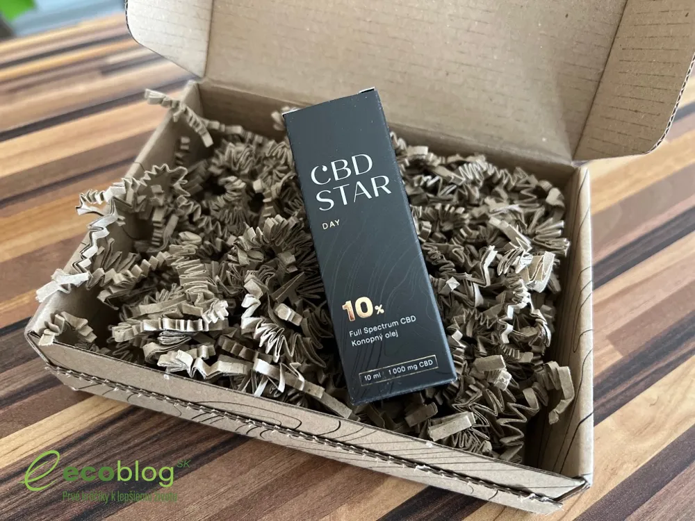 Aplikácia kvapiek CBD Star olej Day pod jazyk