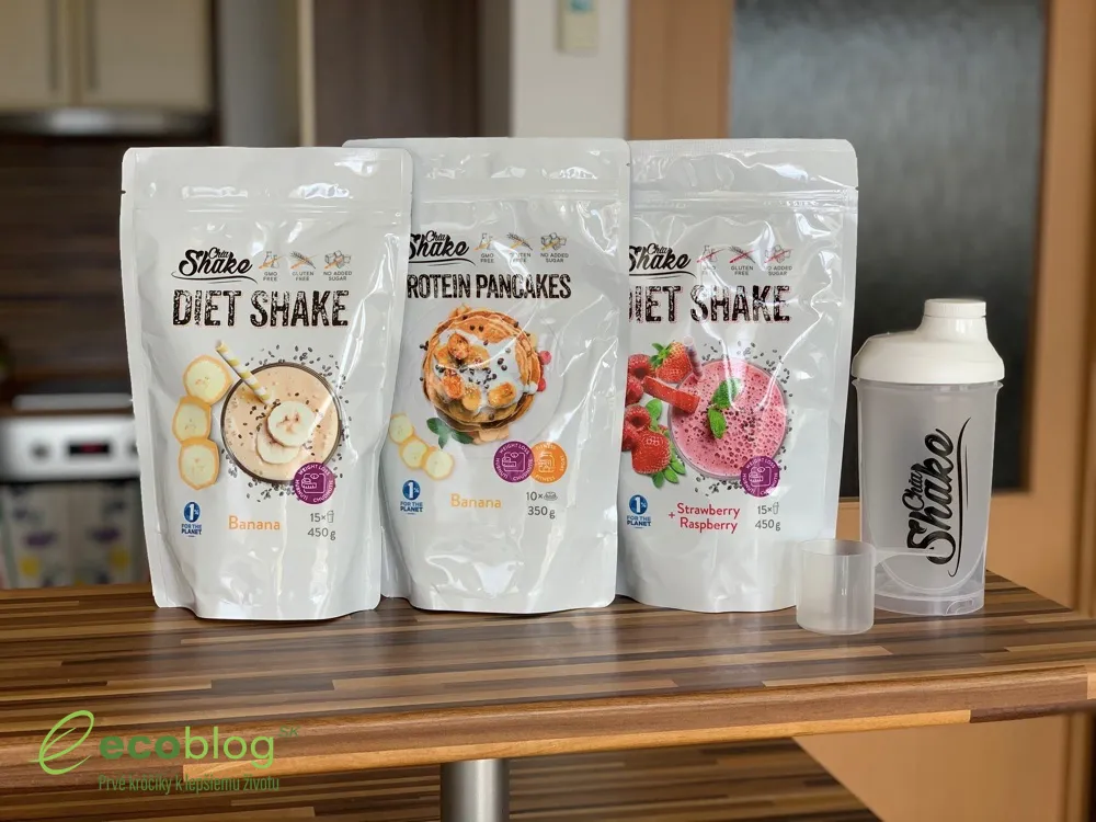 Zloženie Chia Shake s proteínom, chia semienkami a vitamínmi