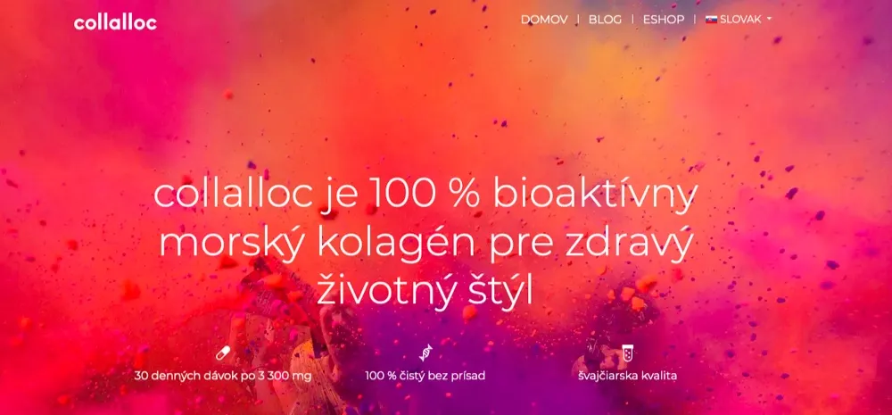 Balenie morského kolagénu Collalloc z môjho testu