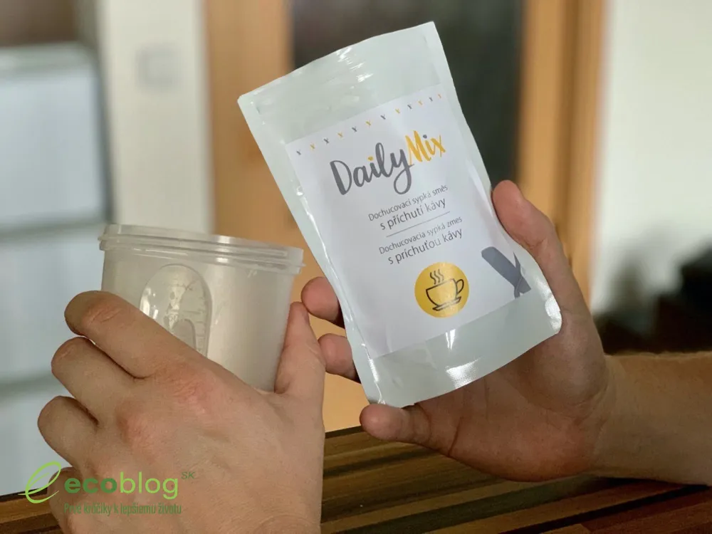 Hotový DailyMix nápoj pripravený na konzumáciu