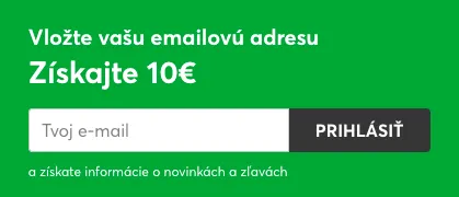 Registrácia do newslettera eObuv pre prvý zľavový kupón