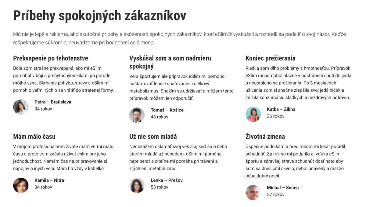 eSlim: Bezpečnosť a kedy patrí slovo lekárovi