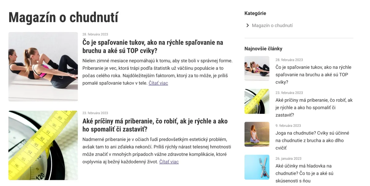 Doručený balíček s tabletami eSlim po objednávke