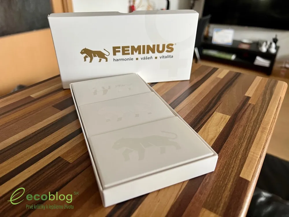 Zásielka Feminus po doručení domov