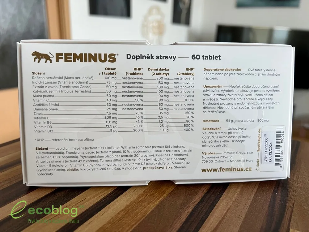 Feminus vhodný pre ženy v prechode aj mladšie ženy
