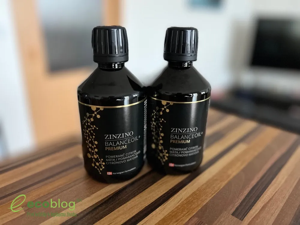 Fľaša Zinzino BalanceOil+ Premium pripravená na testovanie