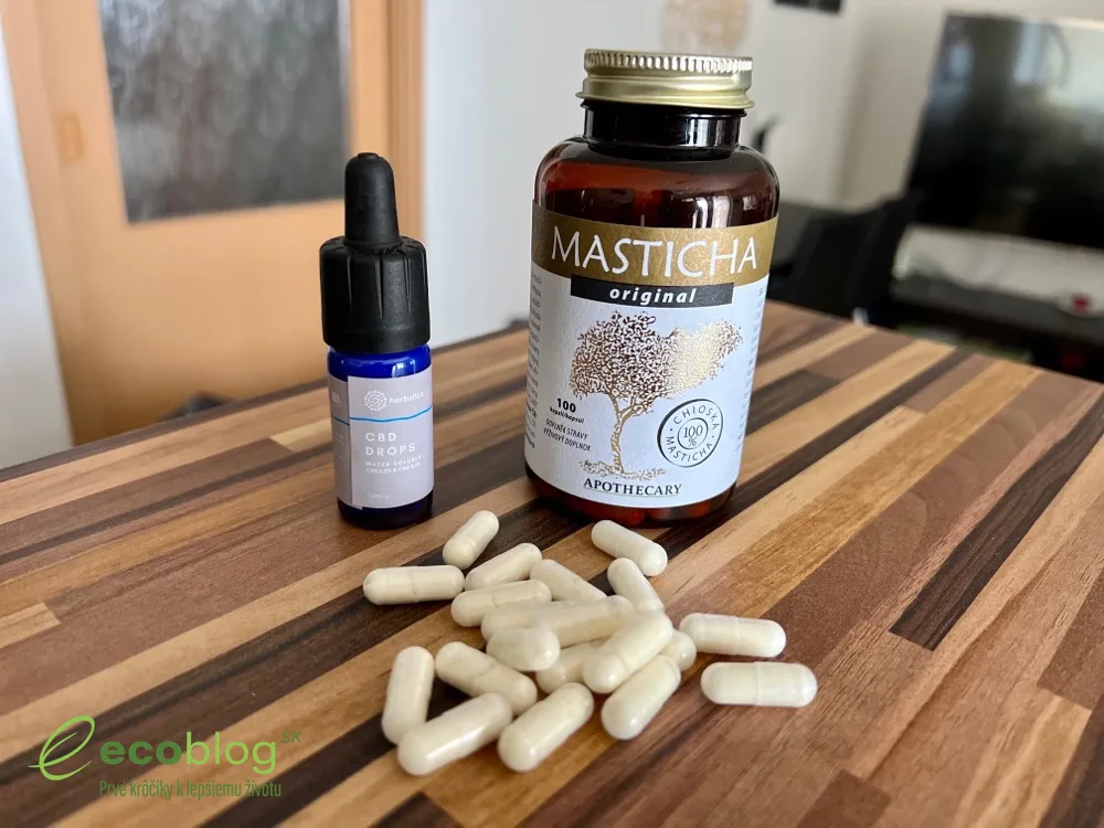 Herbatica recenzia a skúsenosť: masticha a CBD+CBG olej