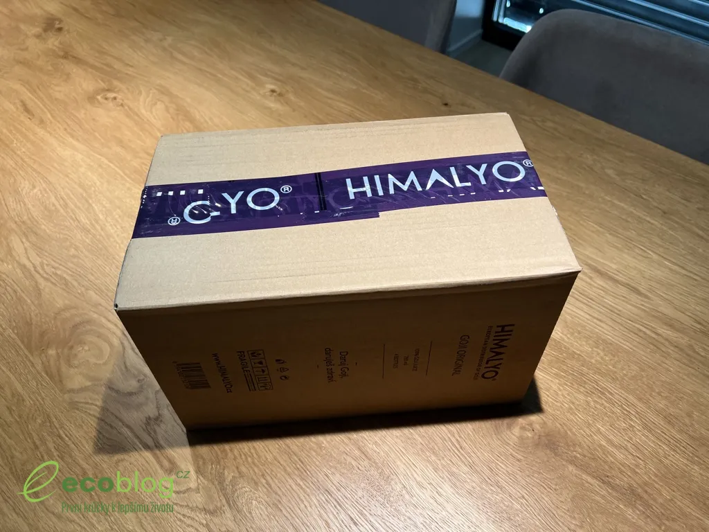 Doručená zásielka Himalyo Goji Juice po dvoch dňoch od objednávky