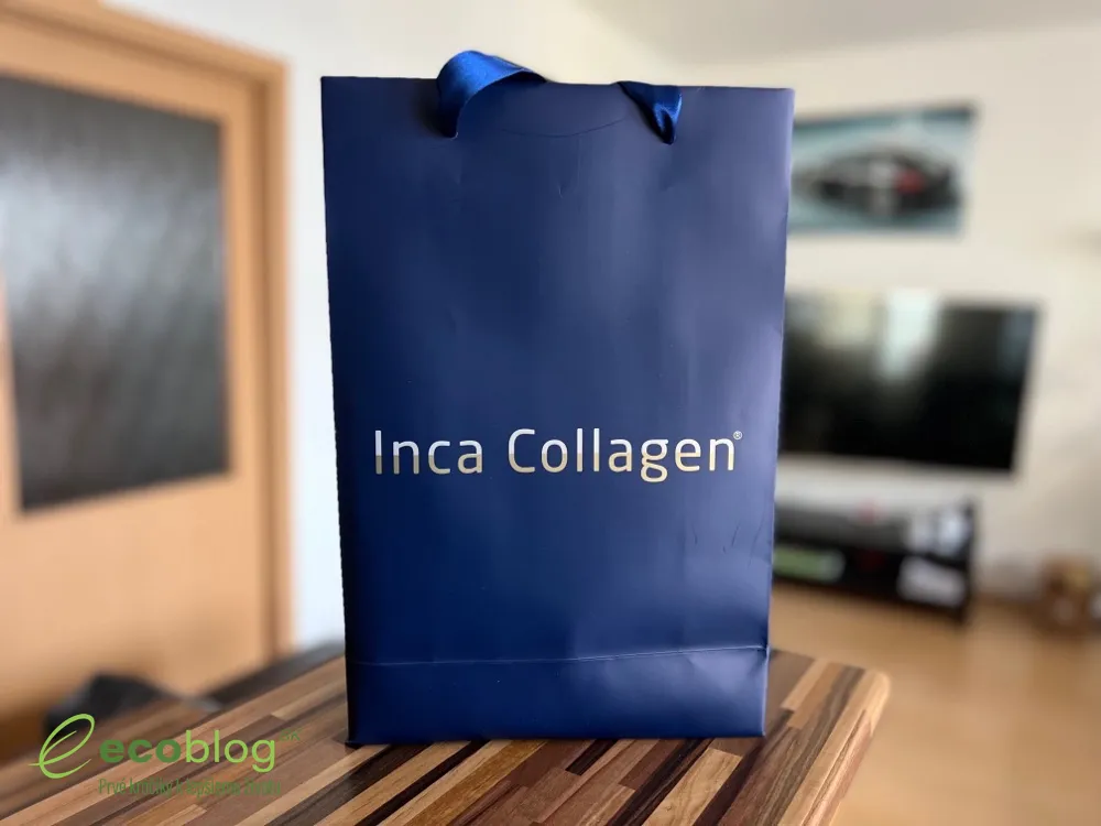 Balenie Inca Collagen, morský kolagén v zlatých vrecúškach