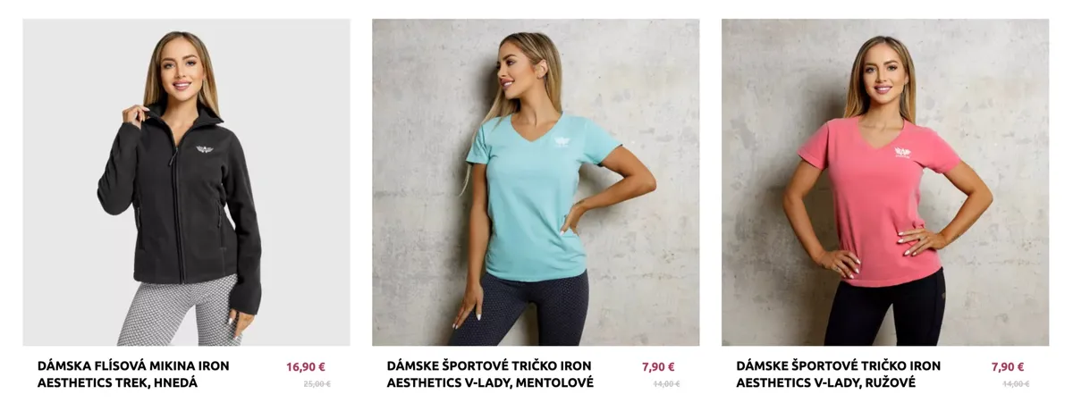 E-shop Iron Aesthetics s fitness oblečením pre mužov aj ženy