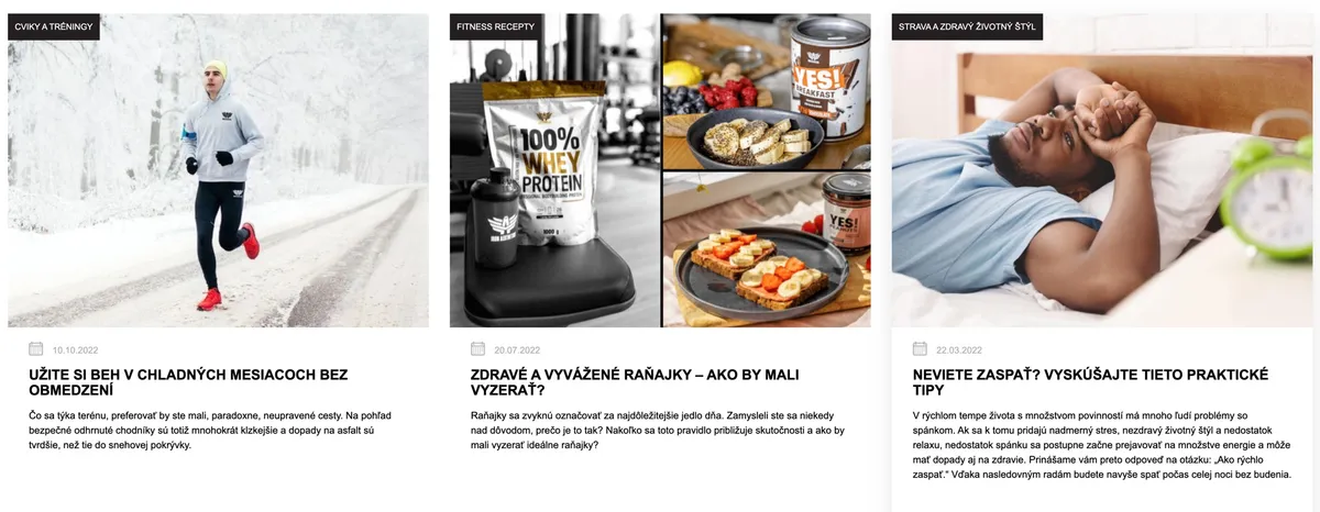 Kategória doplnkov a príslušenstva v e-shope Iron Aesthetics