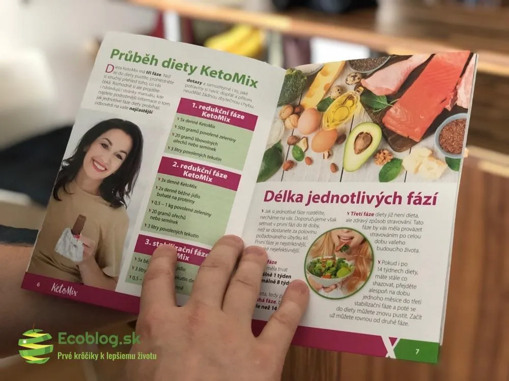 Prvá fáza KetoMix diéty s päťkrát denne pripraveným proteínovým jedlom