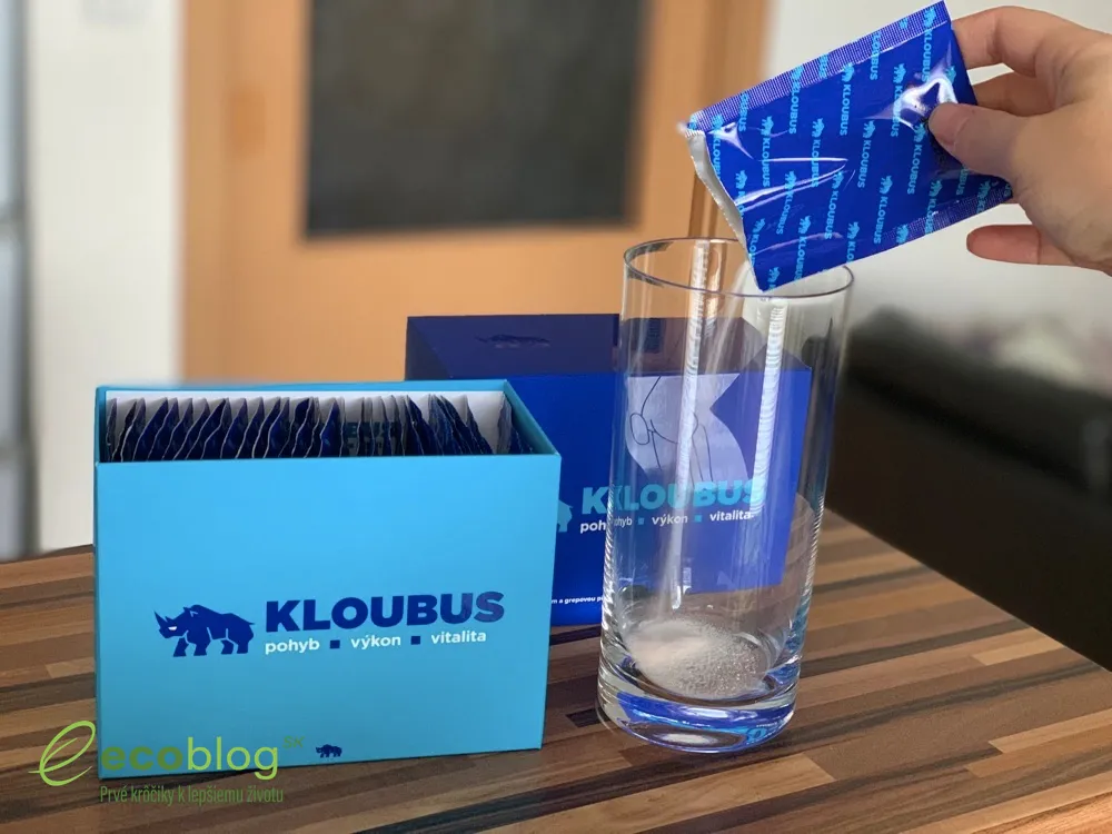Detail práškovej zmesi Kloubus s bohatým zložením pre kĺby