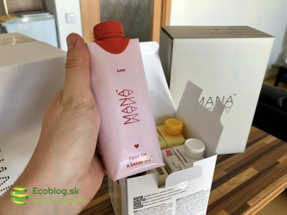 Detail nutričného zloženia Many na obale