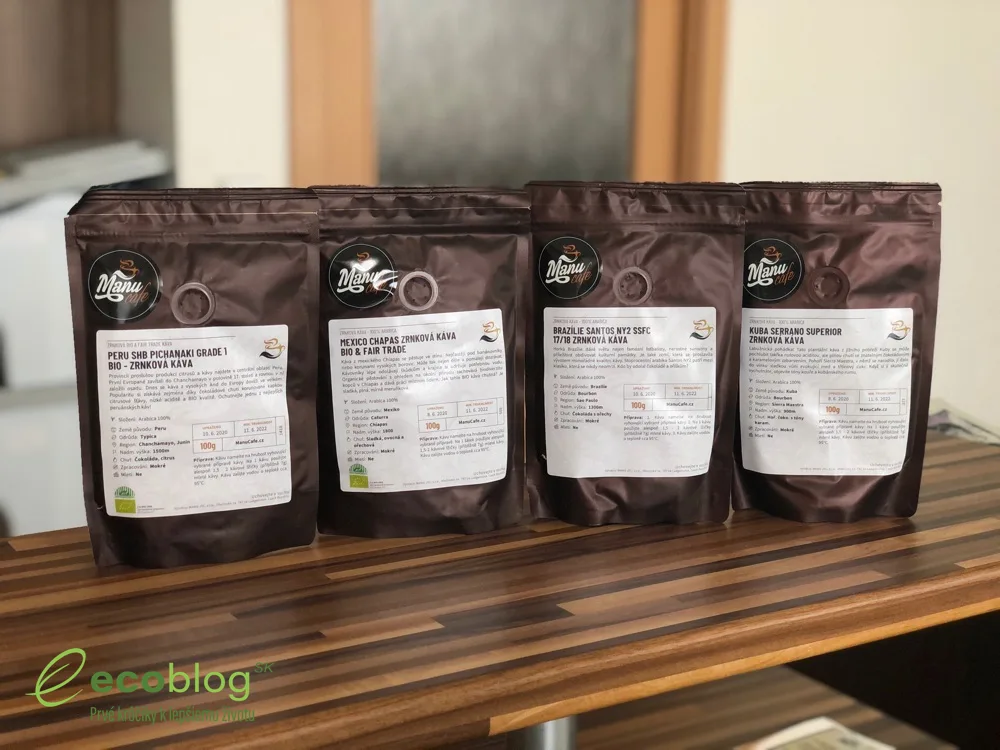 ManuCafe recenzia: test 4 plantážnych káv (skúsenosť)
