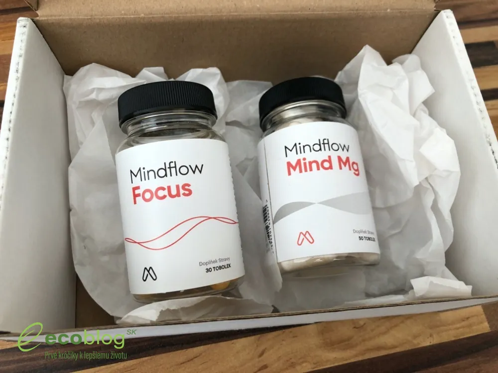 Balenie Mindflow Mind Mg so štyrmi formami horčíka a vitamínom D