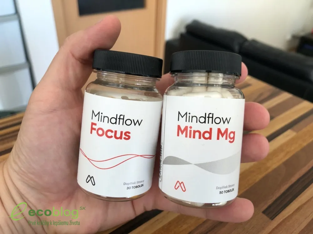 Kapsula Mindflow Focus pripravená na užitie pred prácou