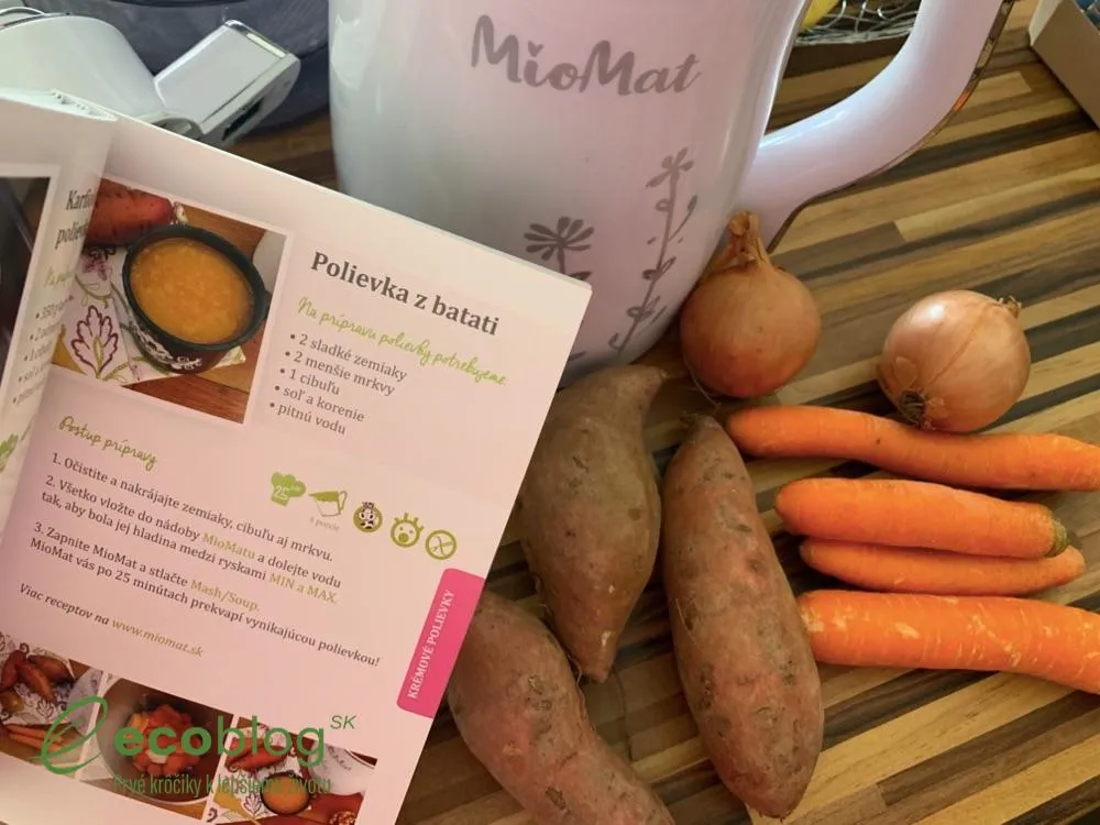 Doplnkové produkty k MioMatu, receptár a nákupná taška