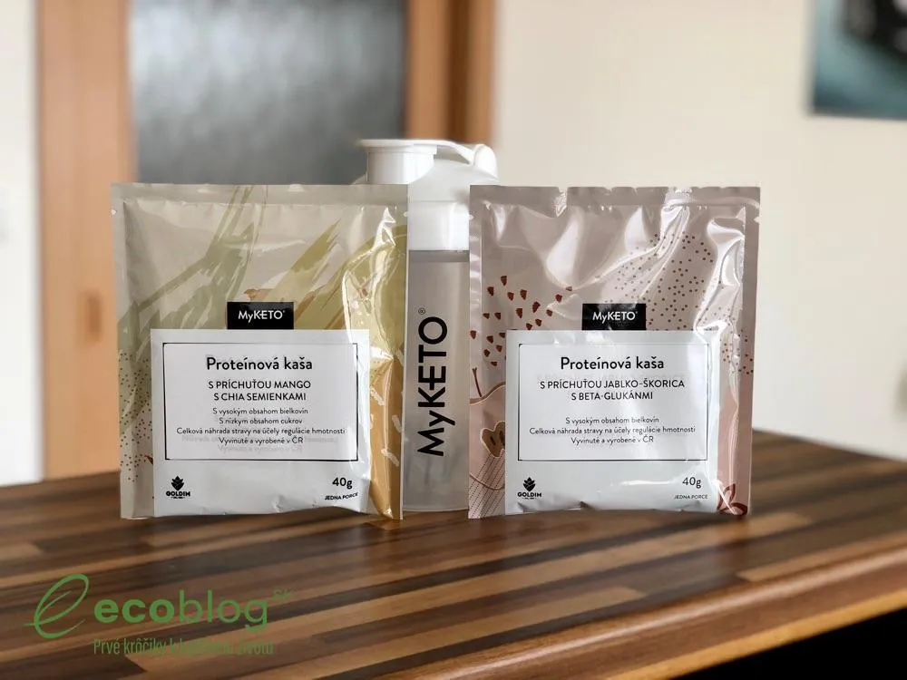 Proteínová kaša MyKETO pripravená na konzumáciu