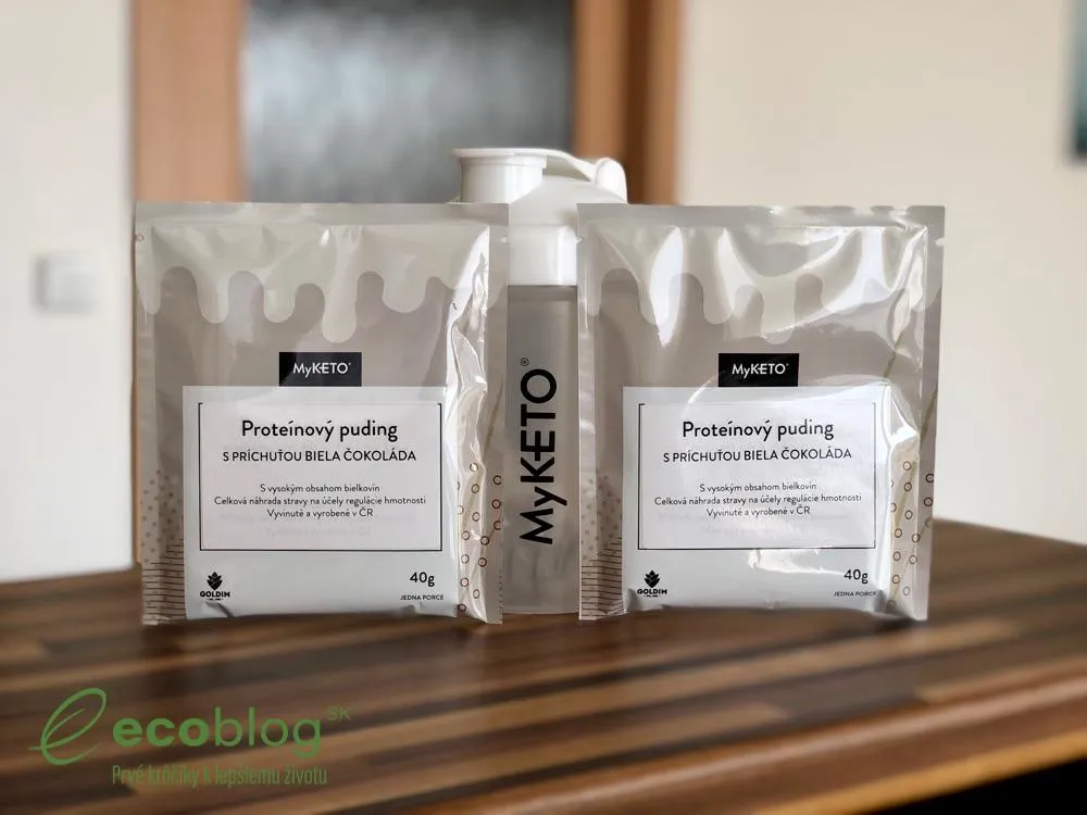 Proteínový puding MyKETO s príchuťou bielej čokolády