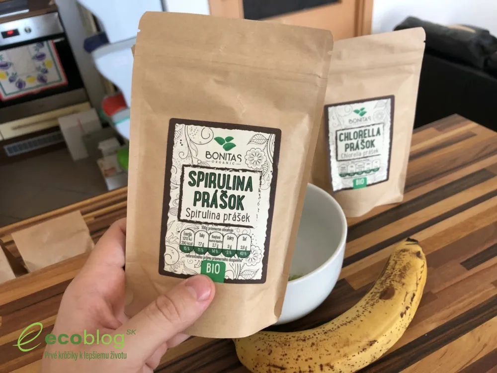 Bonitas Chlorella prášok zo sladkovodnej riasy
