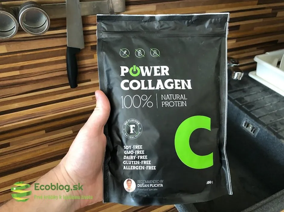 Powerlogy Collagen, hydrolyzovaný kolagén v 350 g balení s plastovou odmerkou