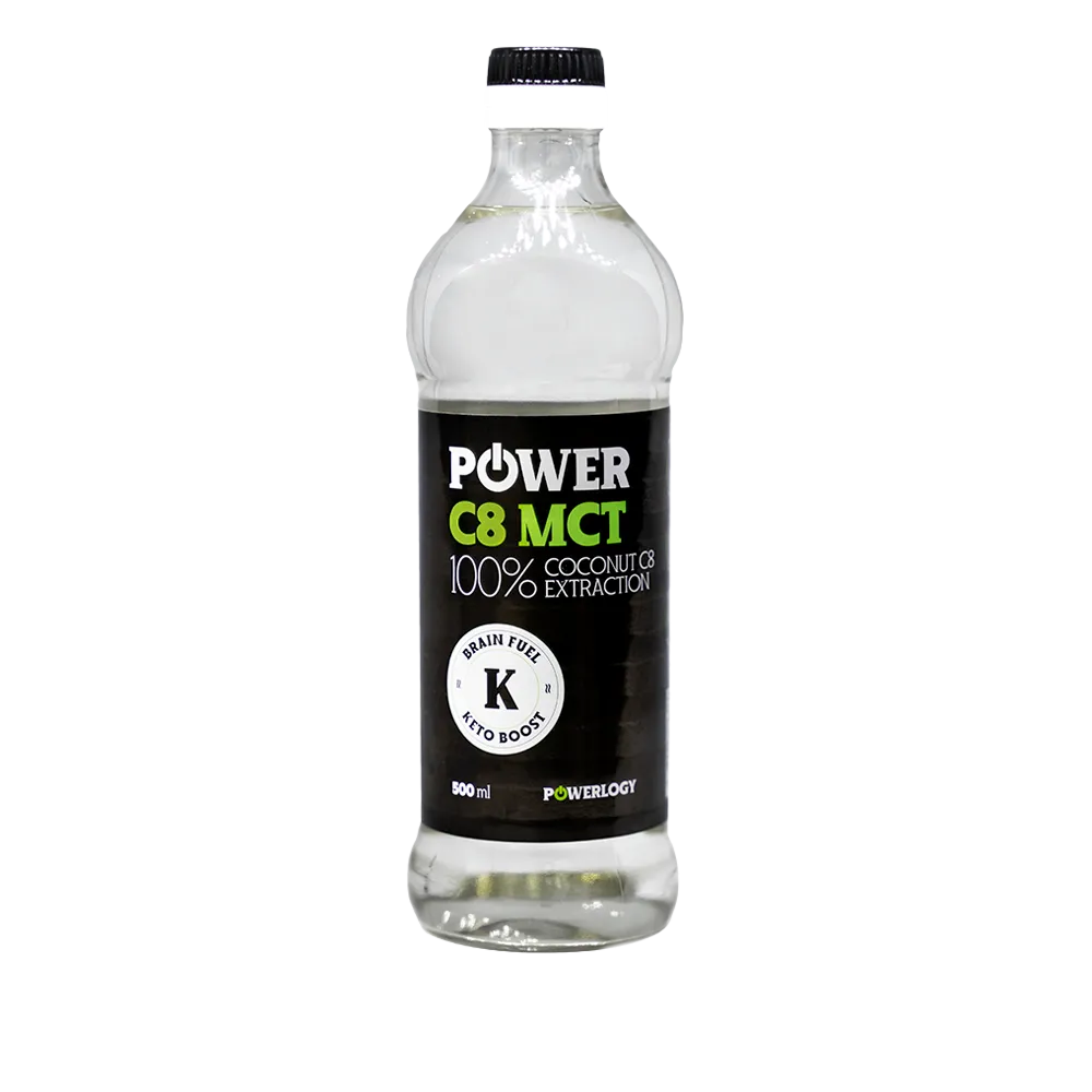 Powerlogy MCT olej pridaný do smoothie pre stabilnú energiu