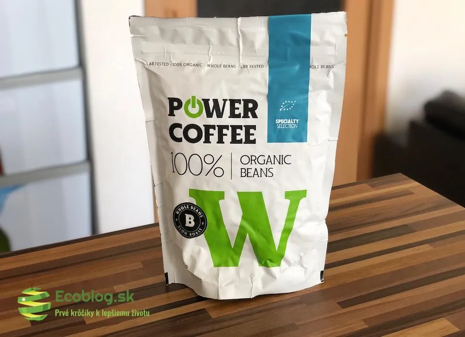 Powerlogy Organic Espresso, BIO arabika v zrne